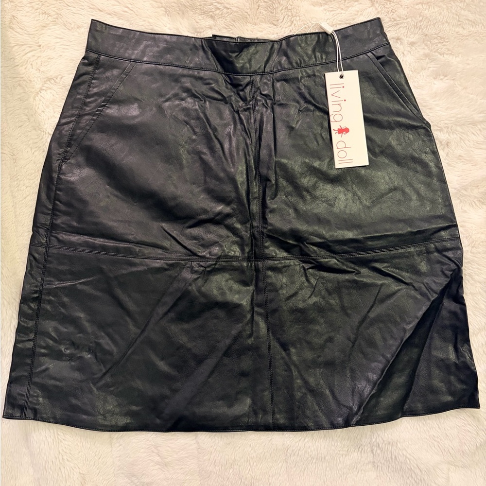 Living Doll Black Mini Skirt